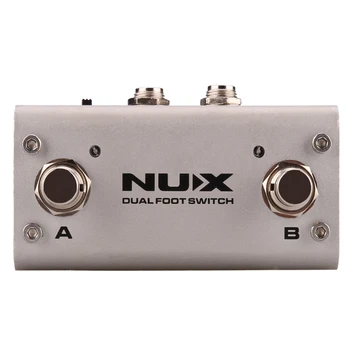 

Nux Nmp-2 Dual Footswitch Double Stepping Foot Switch To Switch Loop Core Deluxe Or Jtc Pro Drum Machine Phrase