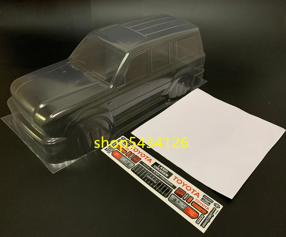 Игрушки Rc автомобиль ясно средства ухода за кожей и наклейки для 1/10 Гусеничный