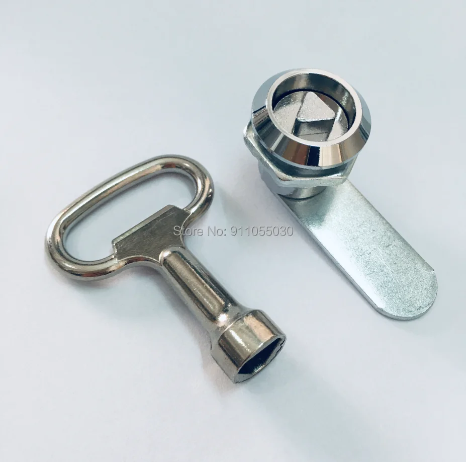 Small Triangle Lock Ms705 Triangular Lock Gas Meter Lock Key Gas Electric Meter Box Latch Cam