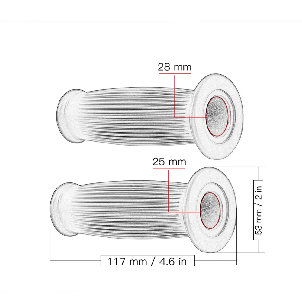 25 мм 28 мм винтажные ручки для мотоцикла, универсальные резиновые ручки для руля, рукоятка для рук, рукоятка для мотоцикла, универсальная рукоятка для мотокросса