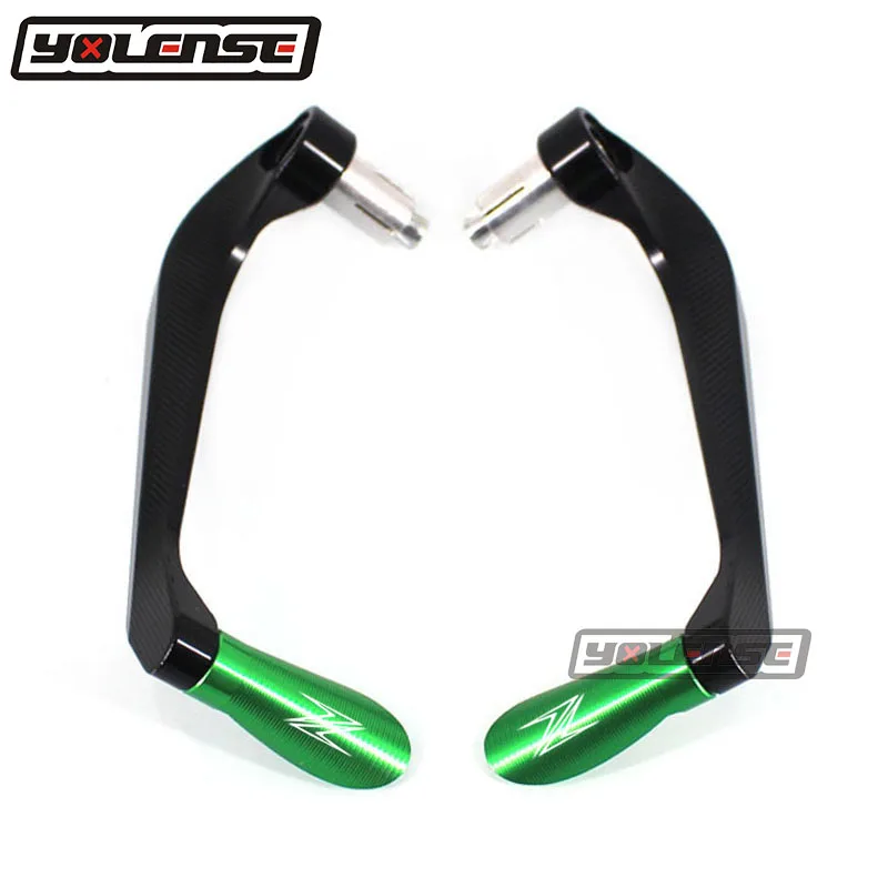 Green Для KAWASAKI Z750 Z800 Z650 Z900 Z900RS NINJA 400 Z1000 мотоциклетные ручки на Руль с ЧПУ Защита Рычаги Тормозная система сцепления защита - Цвет: Green