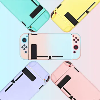 

Rubber Paint Gradients Protective Case Cover for Nintend Switch Game Console & Joy-Con Controllers TPU Housing Shell Case