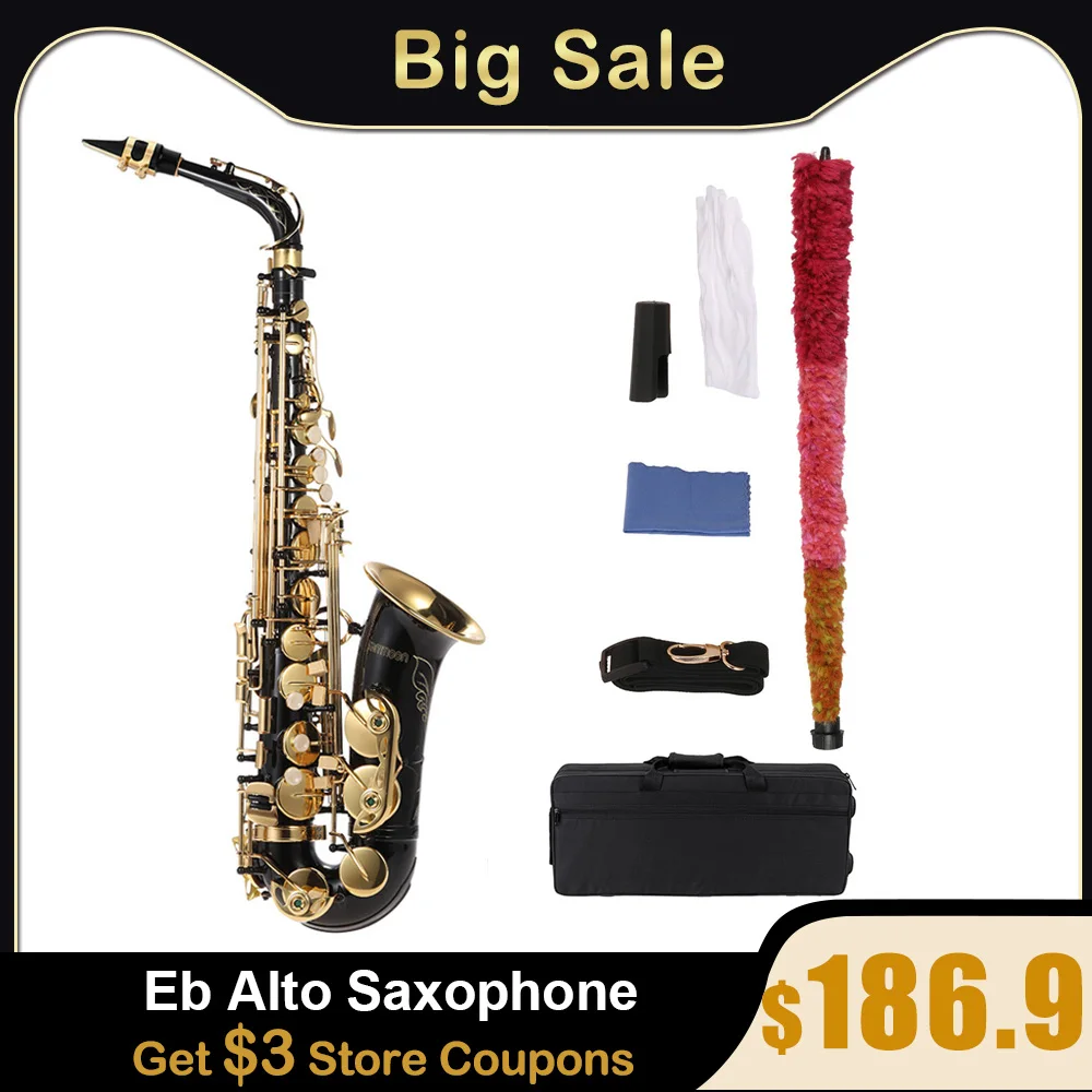 SAXEbAltoSaxophoneBrassLacqueredGoldEFlatSax82ZKeyTypewith