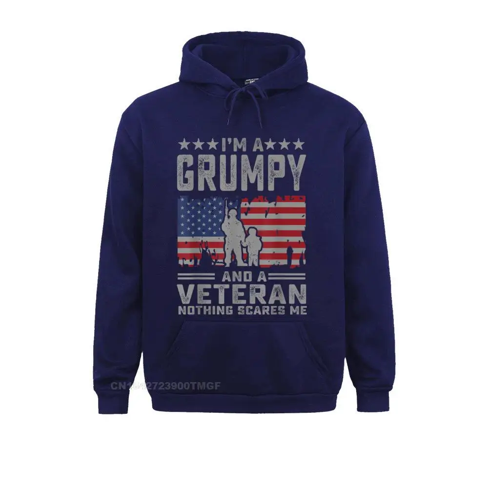 Funny Women Hoodies Mens Im a Grumpy and a Veteran nothing scares me Funny Dad Gifts T-Shirt__19667 Sweatshirts  Long Sleeve Sportswears Design Mens Im a Grumpy and a Veteran nothing scares me Funny Dad Gifts T-Shirt__19667navy