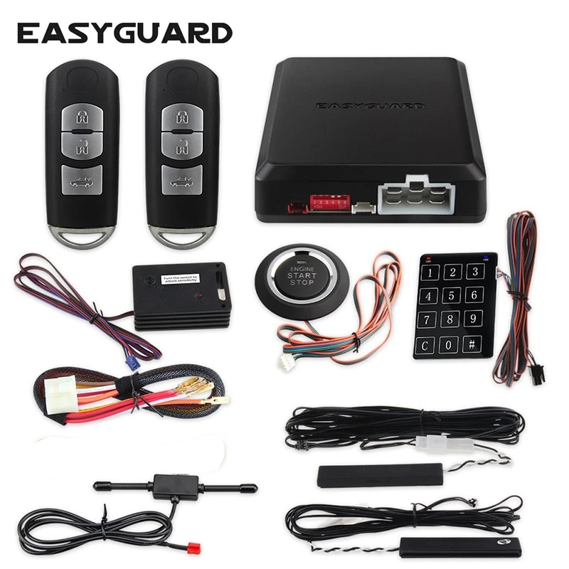 Автомобильная сигнализация EASYGUARD PKE система центрального замка с дистанционным