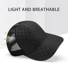 Спортивная Кепка унисекс, дышащая бейсболка, мужская и женская повседневная Кепка для рыбалки, уличная бейсболка, летняя сетчатая Кепка
