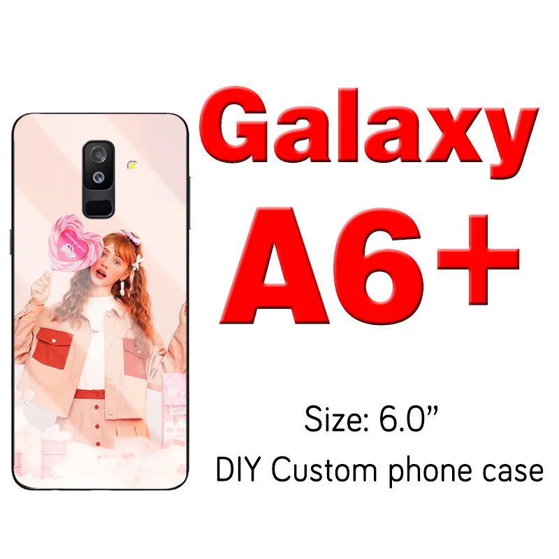 Заказанное кольцо чехол для телефона для samsung Galaxy S10 S9 S8 Примечание 10 плюс A70 A50 A40 A10 A6 M20 настроенное покрытие фоторамка - Цвет: Samsung  A6 Plus