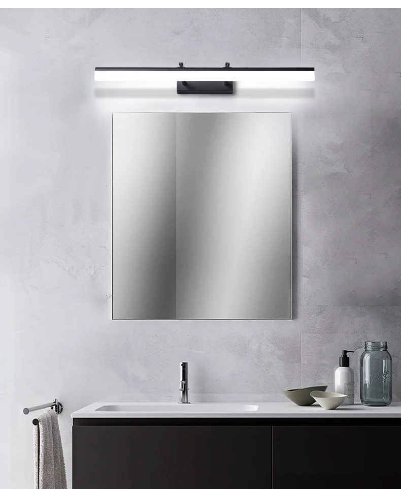 New Arrivals Modern LED Wall Lamps For Bedroom Bedside Light Stairway Adjustable Bathroom Wall Light Sconces L40 60 80 100cm