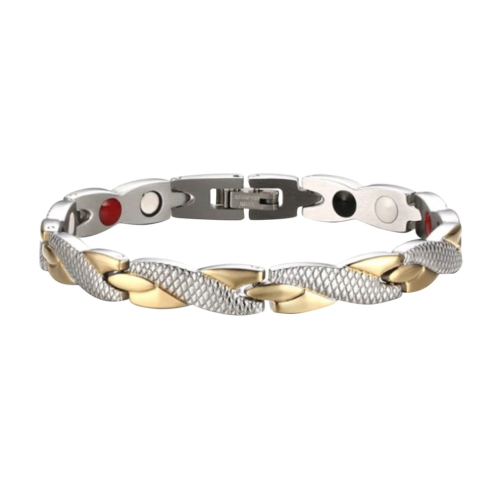 Twisted Dragon Pattern Magnetic Bracelet for Women Power Therapy Health Care Healing Bracelets Bangles for Men Jewelry