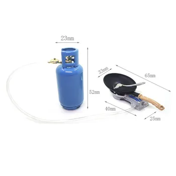 

1:12 / 1: 6 Toy House Miniature Scene Model Simulation Kitchen Accessories Toys Kitchen Pretend Play Plastic Toys For Children