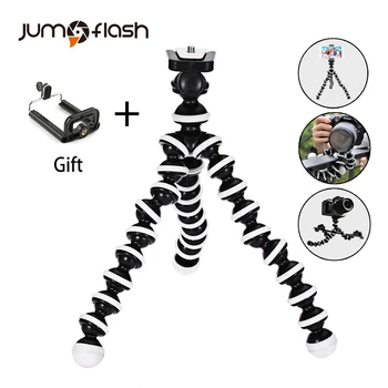 

Jumpflash Octopus Mini Tripod Bracket Portable Flexible Smartphone Clip Holder Camera Stent Smartphone Tripods Foldable Desktop