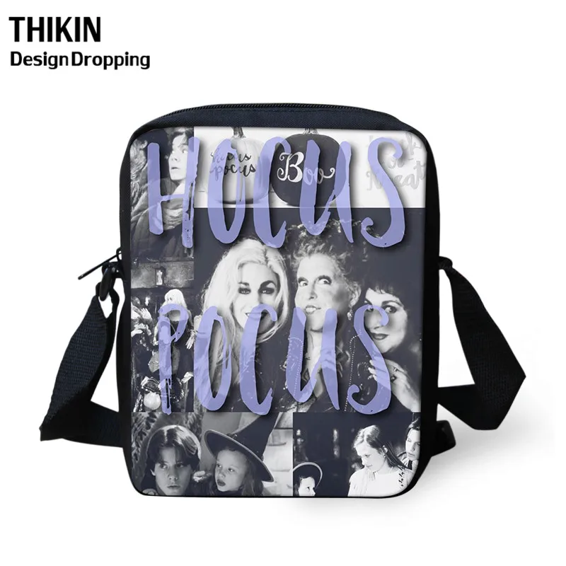 THIKIN BAG THIKIN hous Pocus, детская мини-сумка для писем, женская сумка, для подростков, для девочек, для путешествий, маленькая школьная сумка, лучшие подарки - Цвет: THIKIN BAG