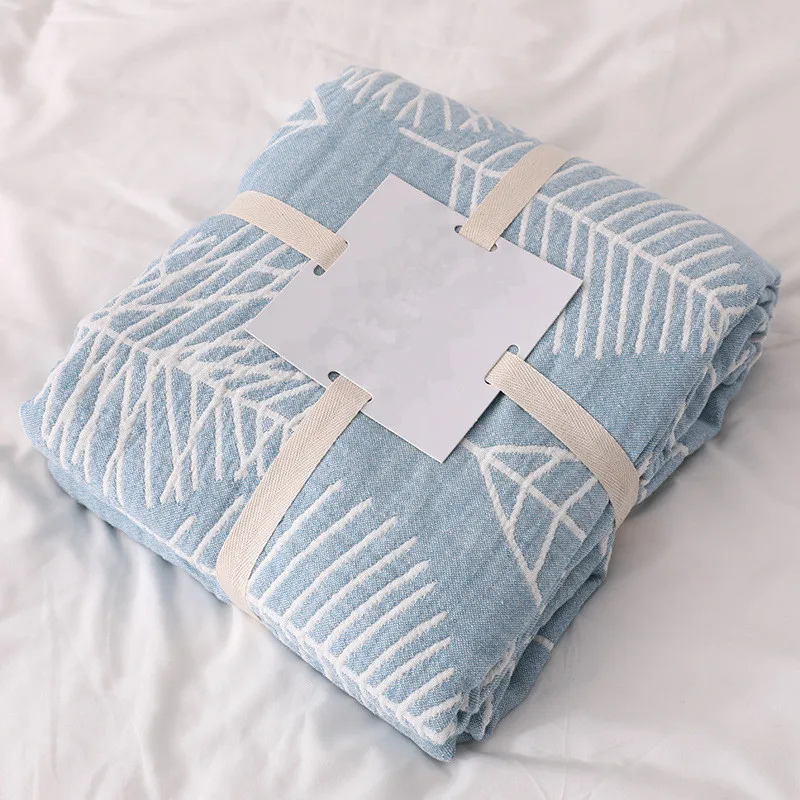 Хлопковое муслиновое Клетчатое одеяло для кровати, тонкое одеяло, осенняя простыня, Марлевое покрывало для кровати, двуспальное одеяло для дивана, зимнее одеяло s