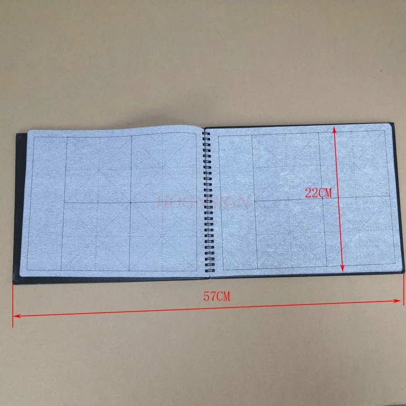 초보자용 붓글씨 원단 매트, 중국 서예 연습, 교차 피규어 세트