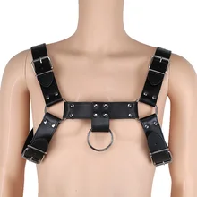 Мужской Пояс для связывания груди, эротическая одежда, кожаный ремень, БДСМ, фетиш, секс-игрушки для взрослых, товары для пар