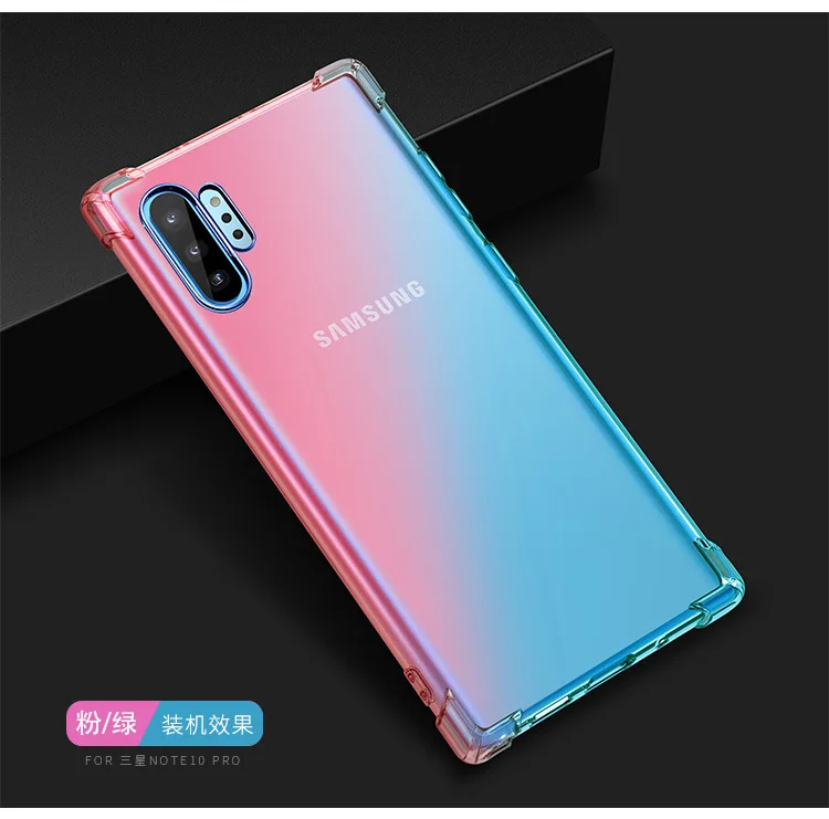 Для samsung Galaxy Note 10 противоударный прозрачный мягкий силиконовый чехол для S10 S10 Plus S10X S10 LITE S10E для samsung Note 10 Plus