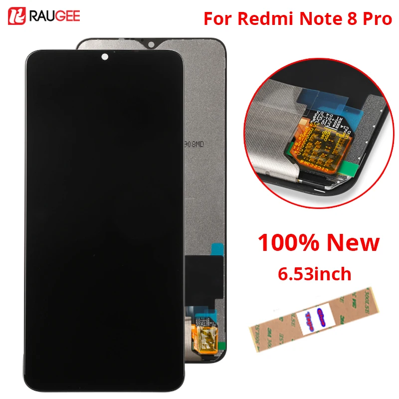 

Display For Xiaomi Redmi Note 8 Pro LCD Display Screen New Digitizer Touch Screen on For Redmi Note 8 Pro Global Version
