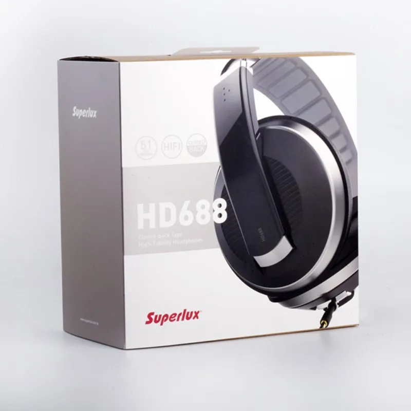 Superlux HD688 закрытого типа профессиональный музыкальный монитор наушники головная повязка студийная гарнитура