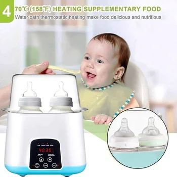 

new in 1 Milk Bottle Sterilizers Remote Control Automatic Intelligent Thermostat Baby Bottle Warmers Disinfection Box Fast Warm