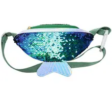 Новинка; модная Женская поясная сумка на пояс для девочек; Дорожная сумка на бедрах; маленькая сумочка; нагрудный мешочек; цвет белый, зеленый