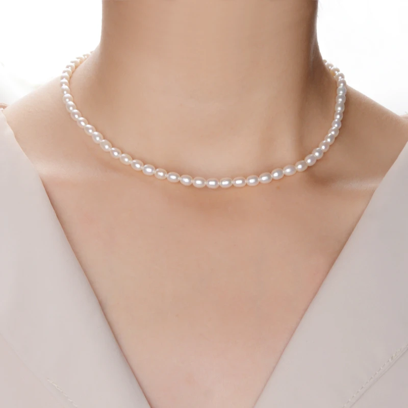ASHIQI Real Natural Freshwater Pearl Jewelry Sets& More for Women with 925 Sterling Silver Buckle Neaklace Bracelet Sets
