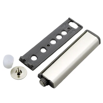

10pcs Wardrobe Stainless Steel Push To Open Home Furniture Stopper Magnetic Door Catch With Screws Cupboard Cabinet Hardware