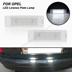 2 pces conduziu a lâmpada da luz da placa do número de licença para opel astra 1992 1993 1994 1995 1996 1997 1998 f calibra 1989 1997 oem: 1224102