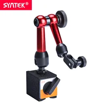 Syntek Mini Universal Adjustable Gauge Stand Holder Magnetic Base Holder Digital Level Dial Test Indicator Precision Indicators professional mini magnetic base holder for digital level dial testing indicator tool with stand