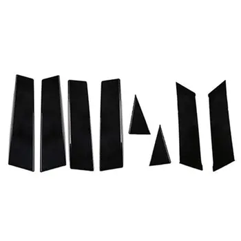 

8Pcs Polished Pillar Auto Car Window Pillar Posts Trims Set Cover Fit For Nissan Altima 2013-2018 New