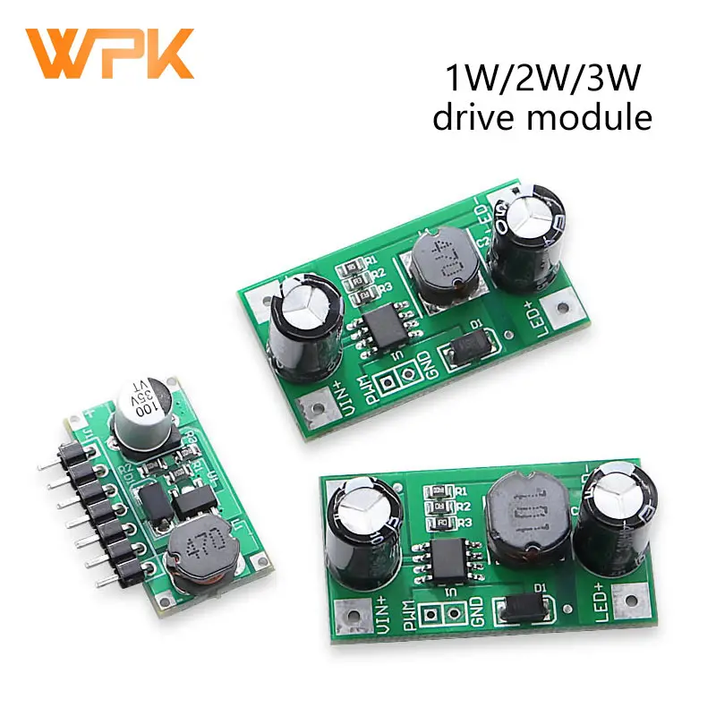 1Pcs 3W 5V-35V LED Driver 700mA DC-DC PWM Module Dimming Input Step-Down Constant Current Electronic Components Diy PCB 1W | Электронные