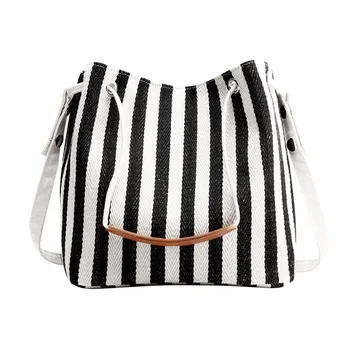 

Maison Fabre Bag Messenger Bag Women Crossbody Bag Fashion Large Capacity Tote Messenger Bag Fresh Stripe Shoulder Bag