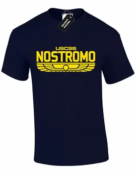 

NOSTROMO MENS T SHIRT TEE FUNNY SCI FI MOVIE ALIENS RETRO DESIGN NEW QUALITY