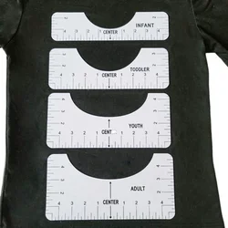 Règle de guidage pour T Shirt, outils de calibrage de collier 
