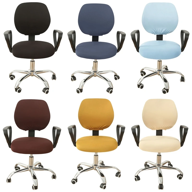 Slipcover-Protector Chair-Cover Computer-Split Home-Decor Office Elastic-Seat Spandex