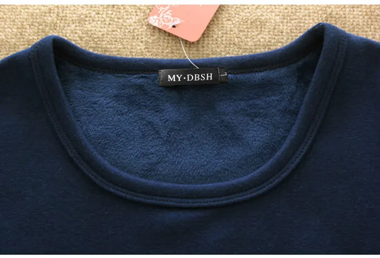 Women Winter Slim Fit T Shirt Lady Thick Thermal T-shirts Warm Veet T Shirts Women's Long Underwear Shirts Size Tops 4XL580_voghion.com