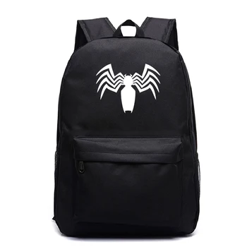 

Mochila super hero Spiderman Captain Marvel Comics SHIELD 2D Printing School Bag for Teenagers Travel Bag Nylon