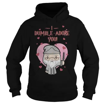 

I Dumble Adore You Valentine Unisex Hoodie
