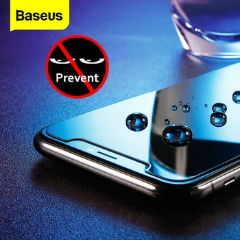 

Baseus Screen Protector For iPhone X Anti Spy Tempered Glass 0.3mm For iPhone X 10 Privacy Anti Peeping Film Protective Glass