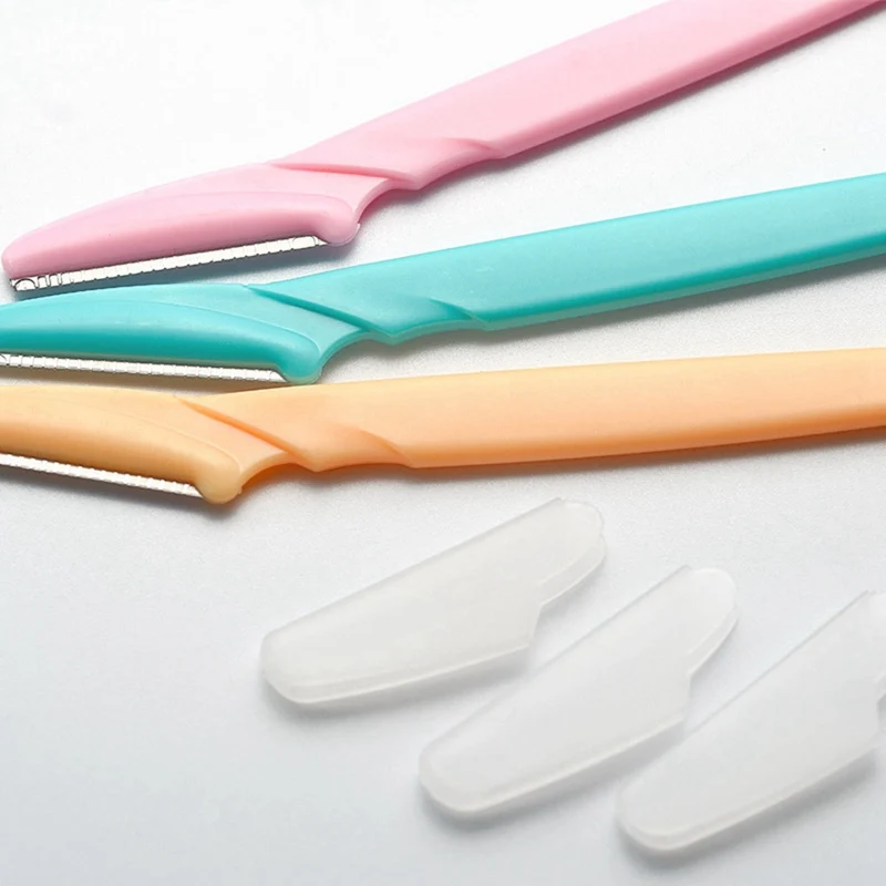 3 шт./компл. Бритва для бровей лица для ухода за волосами для бровей Триммер острое мини макияж Ножи Бритва для Для женщин