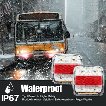 

Stop Brake Trailer Tail Light Super Bright Shock Proof Multifunctional