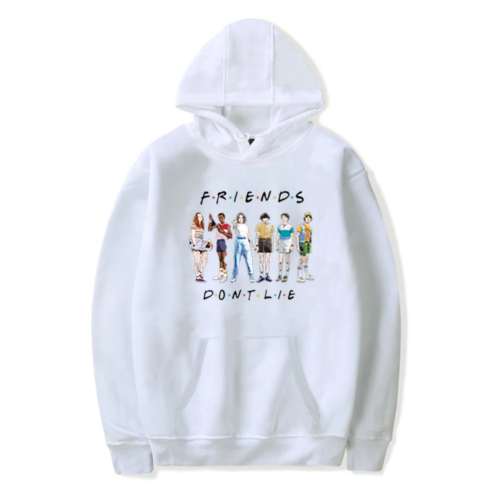 Friends Stranger Things Hip Hop Boy Hoodie Sweatshirt Boys Sweatshirts Oversized Girls New Hooded Autumn Winter Hoodies Pullover