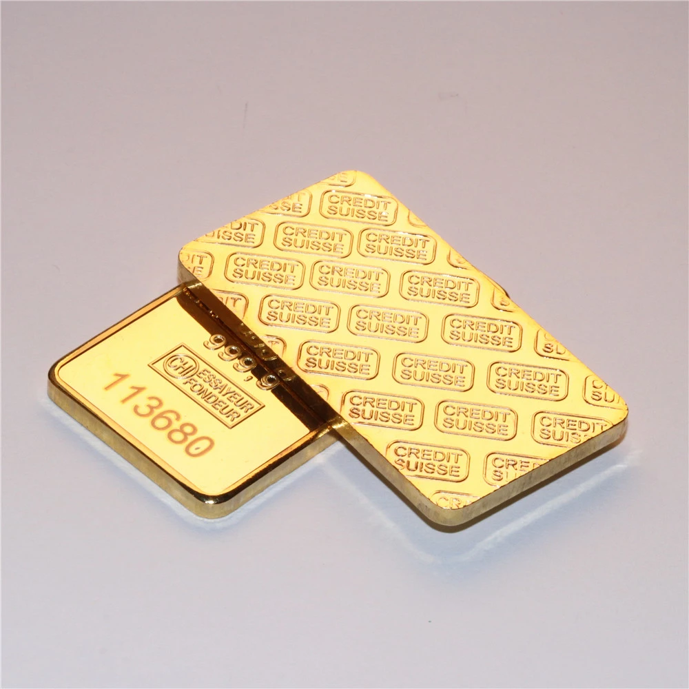 Suisse 金インゴット24k 999 金インゴット 非常に珍しい 送料無料 1オンス Ingot Gold Ingot Gold Barsuisse Gold Bar Aliexpress