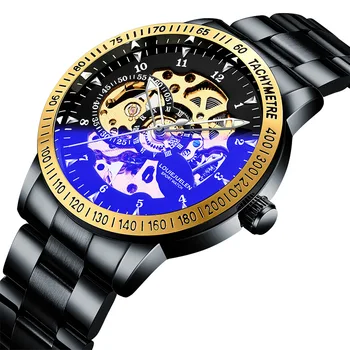 

Top Mens Watches 2020 Luxury Brand Automatic Mechanical Watch Men Tourbillon Clock Male Skeleton Wristwatch Hodinky Montre Homme