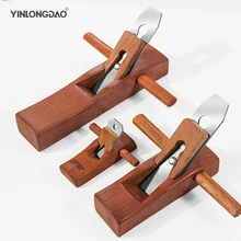 

YINLONGDAO Wood Planer Hand Plane Mahogany Plane Flat Wood Plane Bottom Edged Hand Planer Blade For Carpenter Woodworking Tool