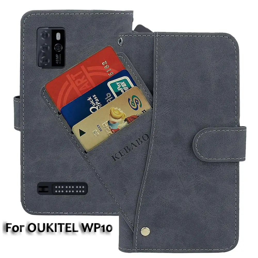 Leather Wallet OUKITEL WP10 Case 6.67