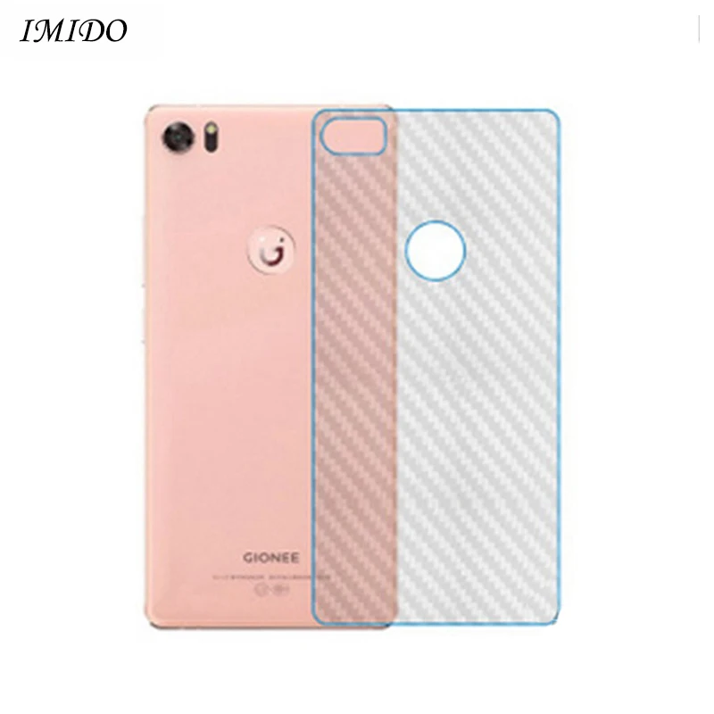 3D полное покрытие задней панели из углеродного волокна протектор экрана для Gionee