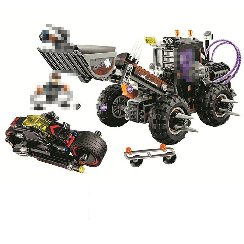 

10738 588pcs Super Heroes Two-Face Double Demolition Building Blocks Model Bricks Legoings Batman Movie Series Toys For Children