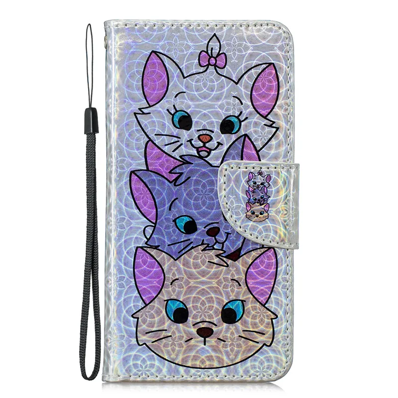 E Wekays чехол для huawei Y7 Enjoy 9 мультфильм Единорог кожаный флип Fundas чехол для huawei Enjoy 9 Чехлы Y7 - Color: E