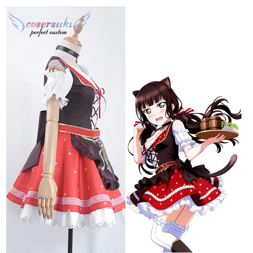 Lovelive Kurosawa Dia Bremen Band косплей карнавал костюм Хэллоуин Рождественский Костюм