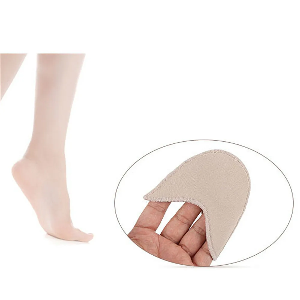 1 pares de silicone gel toe capa profissional ballet pointe dança sapato almofadas antepé almofada protetor do dedo do pé elástico malha toe capa